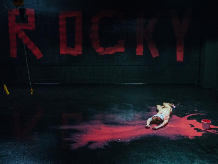 ’Rocky’, Husets Teater. På billedet: Morten Burian. Foto: Henrik Ohsten Rasmussen.